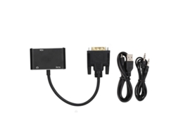 Adaptador Splitter 2 En 1 Dvi A Vga Interfaz Multimedia De Alta Definición Accesorios De Computadora