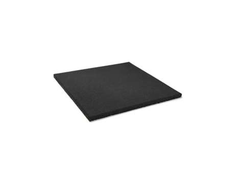 Pack Entrena 20mm- Loseta de caucho 50x50cm Negra Maciza Profesional x8 losetas