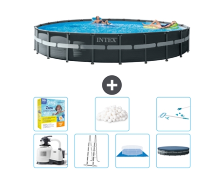 Piscina Tubular INTEX 26340GN-CB52 (47241 L - 732x132cm)