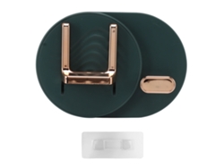 Estante Mural Para Secador De Pelo Con Espacio Para Guardar El Cable, Ideal Para El Baño. No Requiere Taladrar.