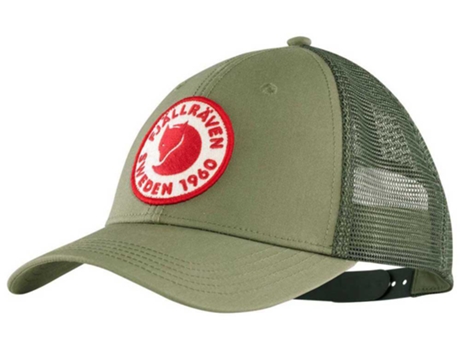 Sombrero para Hombre FJÄLLRÄVEN 1960 Logo Långtradarkeps Verde para Montaña (S - M)