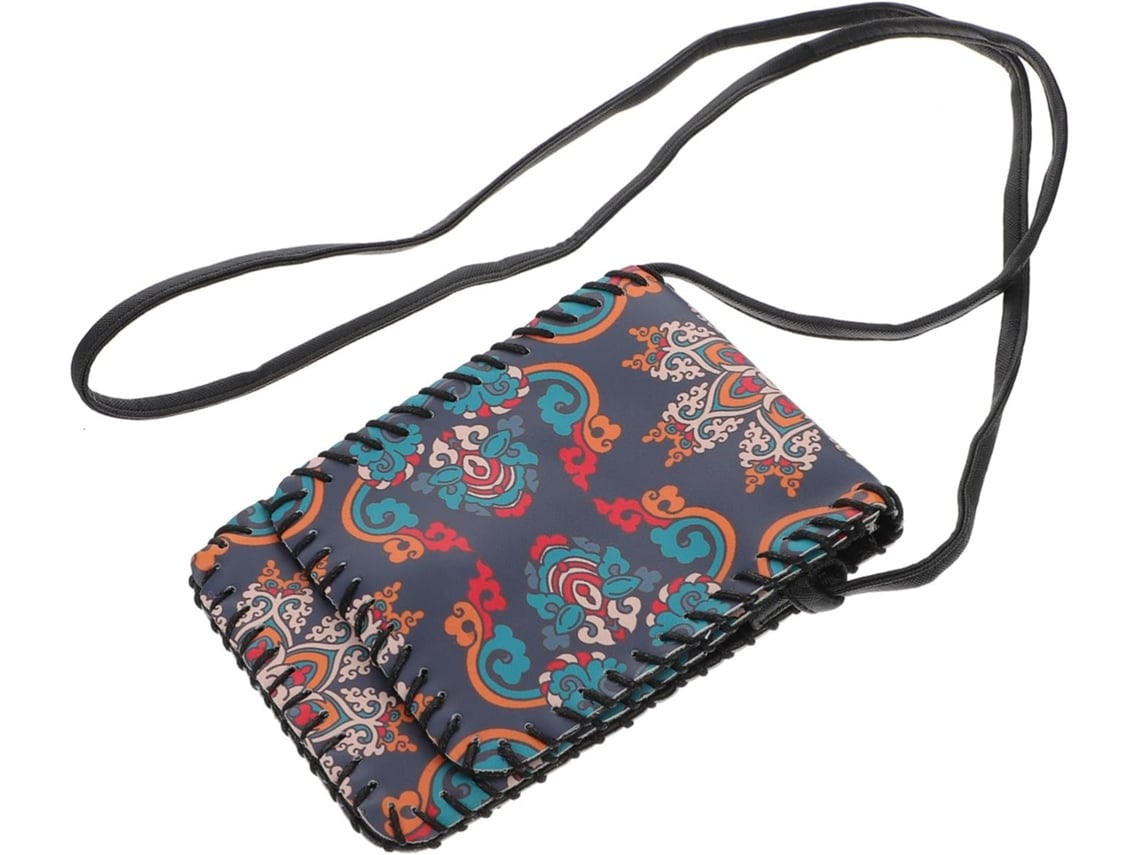 Bolso De Hombro Vintage De Lona Para Mujer, 1 Pieza, Con Doble Bolsillo Para El Teléfono Y Ocasiones Especiales.