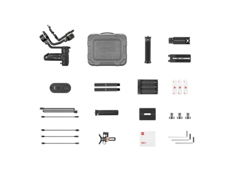 Estabilizador Portátil de Gimbal SLOWMOOSE Guindaste 3S-E 3 Eixos para Cámara de Video Dslr de 6,5 Kg