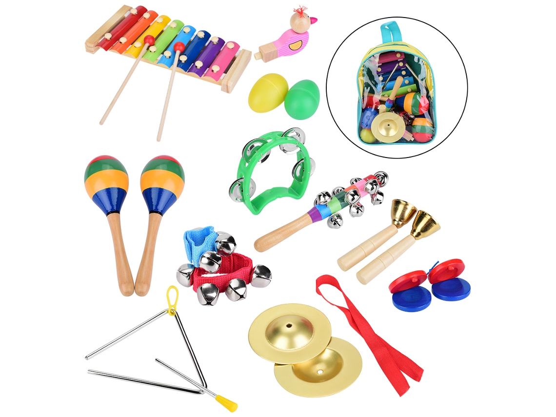 2026-instrumentos Musicales Para Niños 12 Piezas Madera Percusión Juguetes Educativos Preescolar