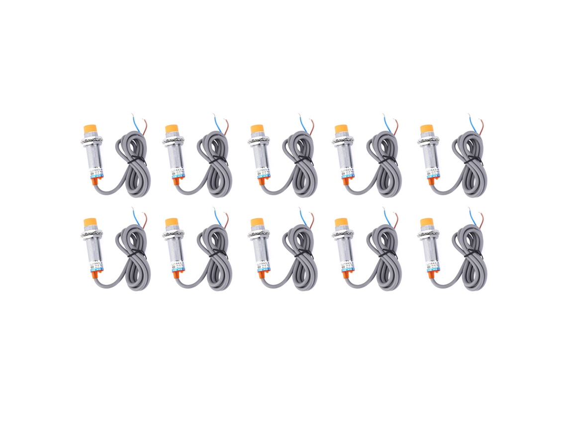 10pcs Sensor De Proximidade Jyio Lj18a3-8-j/ez 2 Fios Aberto Normalmente 90-250vac 400ma