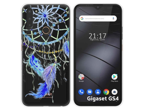 Carcasa Gigaset GS4 TUMUNDOSMARTPHONE Dibujos Transparente Multicolor