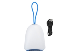 Alto-falante Bluetooth Inteligente Luz Led Noturna 8 Cores Controle Tocador Sem Fio
