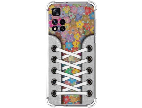 Carcasa para Xiaomi Redmi Note 11 Pro+ Plus 5G TUMUNDOSMARTPHONE Dibujos Antigolpes Zapatillas 05 Multicolor