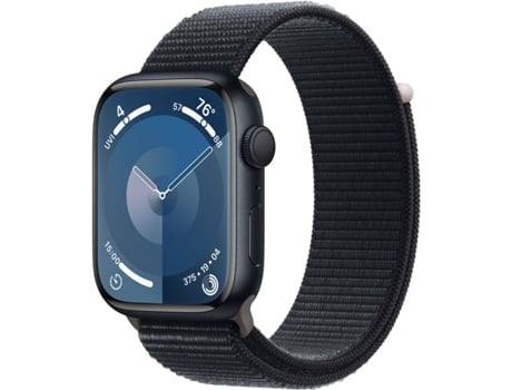 APPLE Watch Series 9 GPS 45 mm Medianoche con Loop Deportiva Medianoche