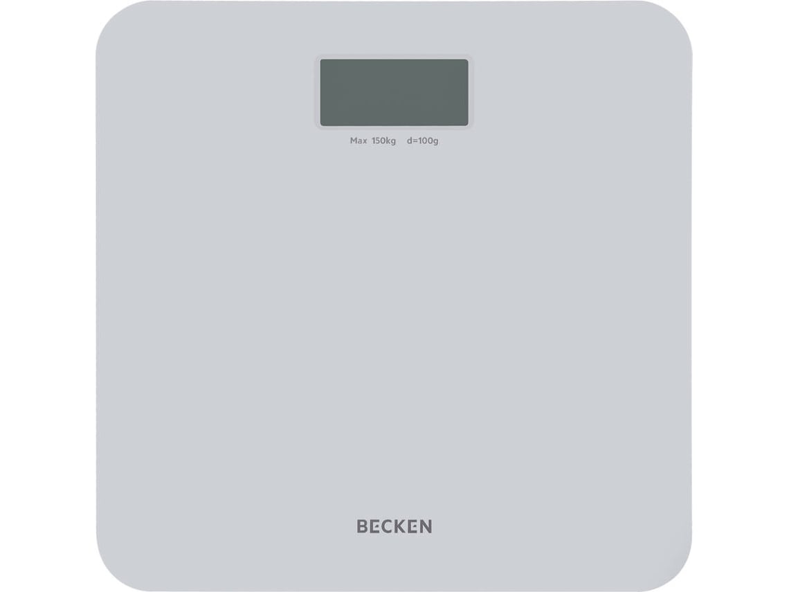 Baño Becken Bbs3054 bascula digital capacidad 150 kg plataforma vidrio con pantalla design super slim