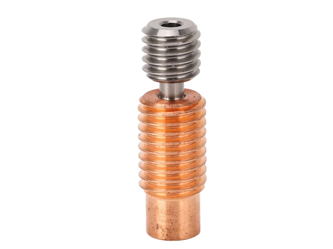 Tubo de alimentación de filamento de 1,75 mm para el hotend de Prusa I3 Mk3 Mk3s con disipador térmico bimetálico de cobre y titanio