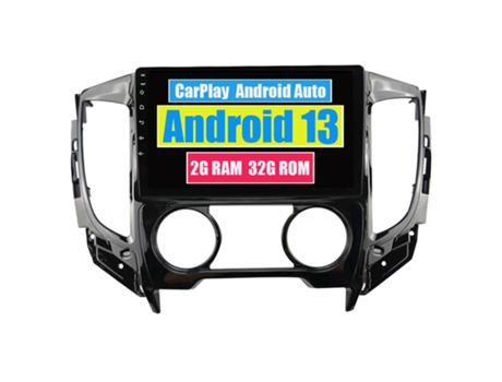 Autoradio Multimedia ROVERONE para Mitsubishi L200 5 2015 - 2019 CarPlay Android Coche Radio Bluetooth Navegación