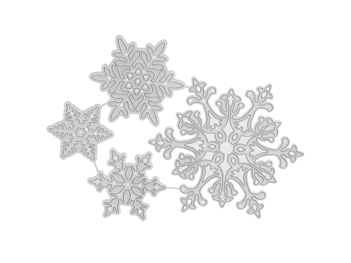 Troquel De Corte De Nieve En Acero Carbón Para Manualidades, Scrapbooking, Álbumes Y Decoración De Tarjetas Diy