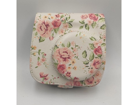 Bolsa SLOWMOOSE para Cámara Fujifilm Instax Mini Blanco con Flor