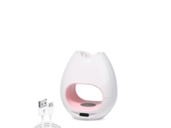 Secador de uñas portátil de 16 W, mini lámpara UV LED para curado de gel de uñas, rosa, USB, para uso doméstico, manicura GOKOCO