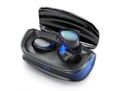 Auriculares Sem Fio Dágua Yizhood True Wireless Bluetooth Negro