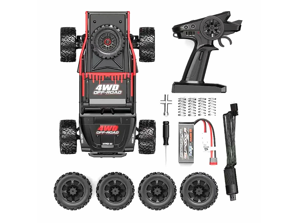Una Batería mjx Hyper Go 14209 1/14 Coche Rc Sin Escobillas De Alta Velocidad Modelos De Vehículos 43 Km/h