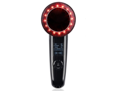 YEMAESRE Máquina de estiramiento facial Máquina de estiramiento de la piel ultrasónica Negro