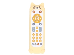 Brinquedo Controle Remoto Infantil Simulação Educativo Musical Com Capa De Silicone E Gato