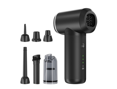 Aspiradora de mano multifuncional para coche negro