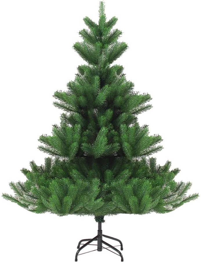 De Navidad Artificial nordmann fir con led verde 210 cm vidaxl luces 15x21