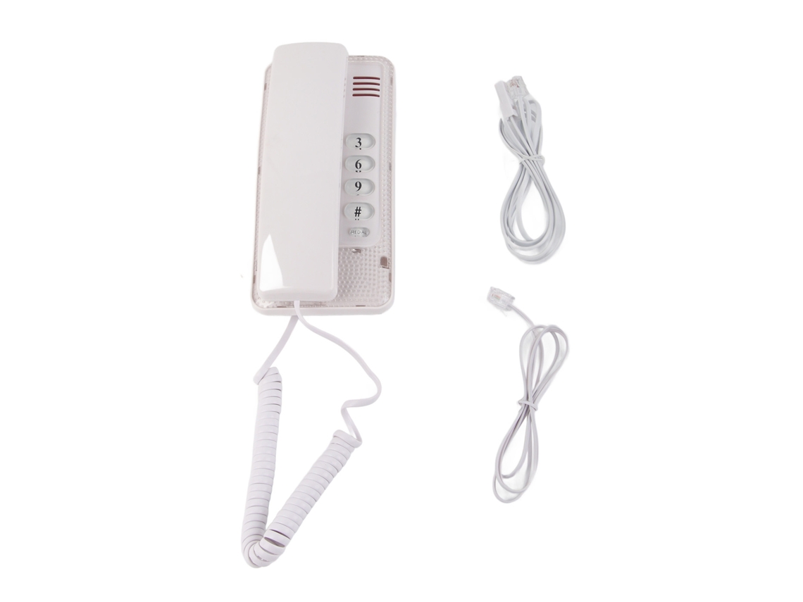 Teléfono Fijo Cableado Multifuncional Con Marcado Automático Para Oficina En El Hogar Blanco