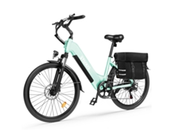 Bicicleta eléctrica C202 250w 48v 17.5ah 26'' Verde ESKUTE