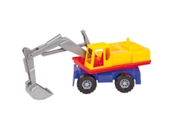 Vehículo de juguete LENA TOYS Mini Compact Excavadora