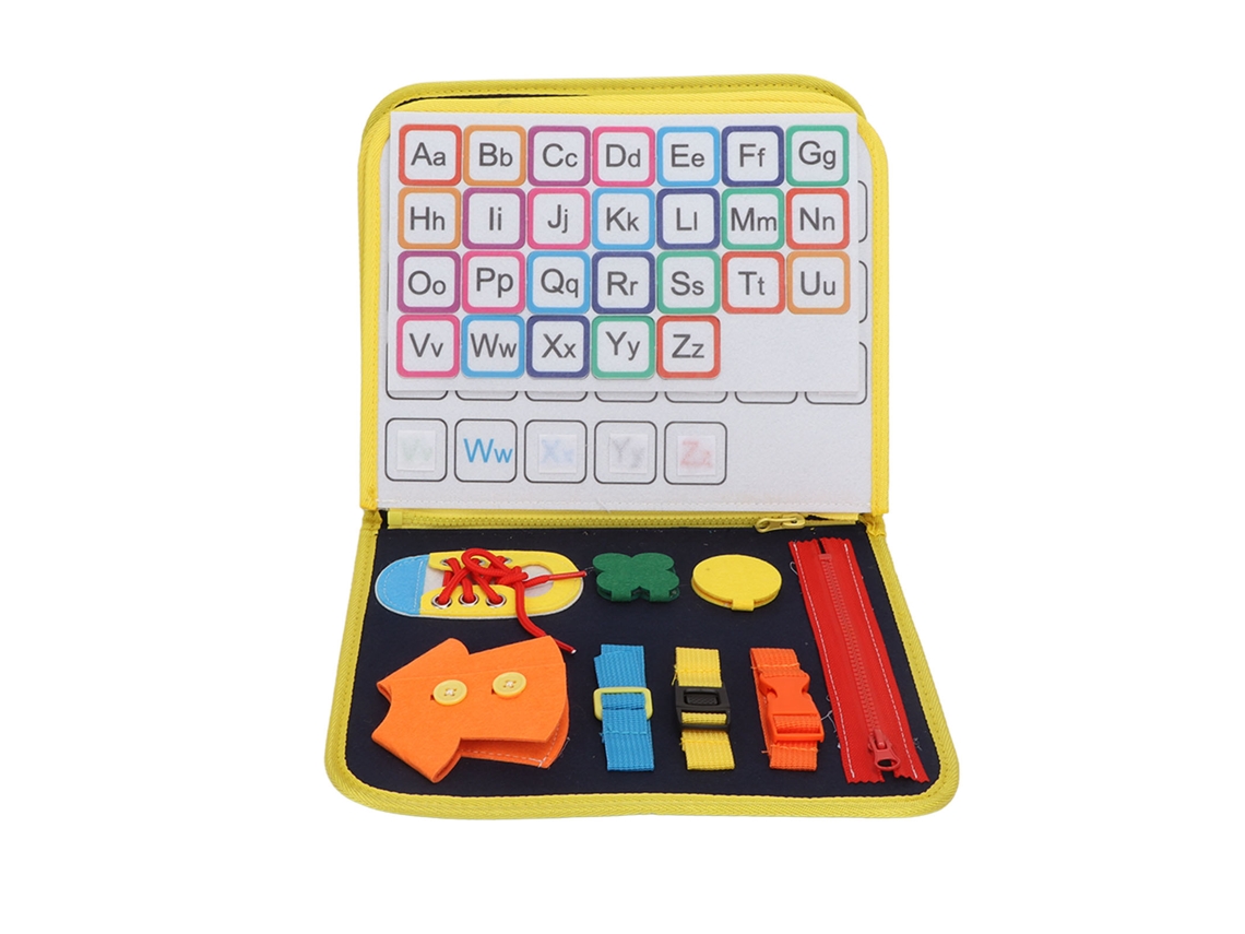 2026-juguetes Montessori Tablero De Actividad Sensorial Para Niños Con Reconocimiento De Números Y Formas