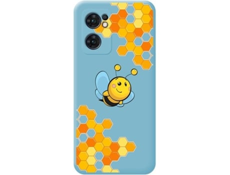 Carcasa para Oppo Find X5 Lite 5G TUMUNDOSMARTPHONE Silicona Líquida Dibujos Azul