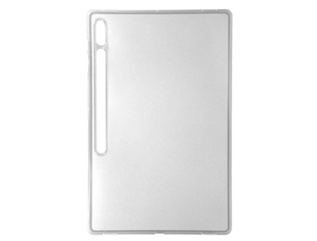 Samsung Galaxy Tab S8 Ultra Carcasa de silicona flexible y ligera transparente AVIZAR