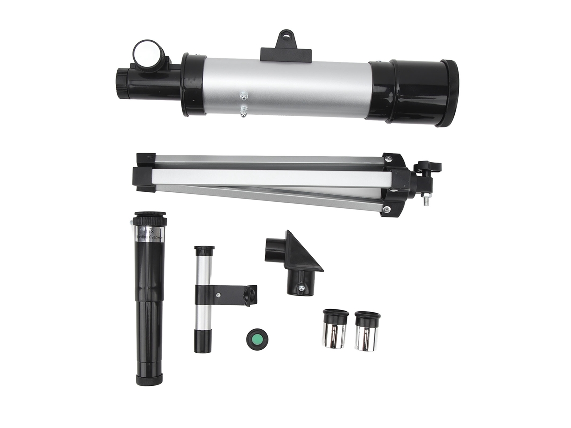 Telescopio Refractor Astronómico Hd Compacto De 90x Con Buscador Y 2 Oculares Para Observación De Aves Y Viajes.