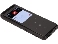 Reproductor MP3 Bluetooth YIZHOOD M6 1.8Inch HiFi sin pérdidas 32G TF CardNegro