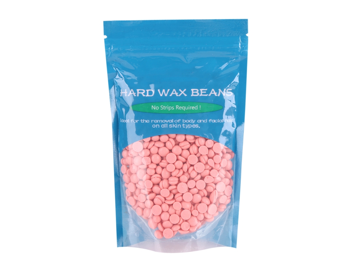 Cera Dura Caliente En Gránulos De 100 G Para Depilación Facial, Corporal, De Bikini Y De Piernas - Rosa