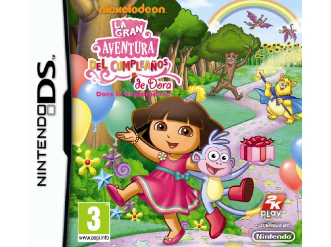 Juego Nintendo DS Gran Aventura Cumpleaños De Dora