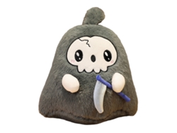Peluche De Halloween De Anime, Calavera De La Parca, Juguete De Peluche Suave, Colección, Regalo, 20 Cm