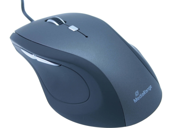 Ratón MEDIARANGE MROS202 (Óptico - 2400 dpi - Negro)