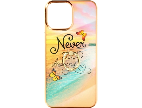 Carcasa iPhone 12 Mini AVIZAR Anillo Sujeción Naranja