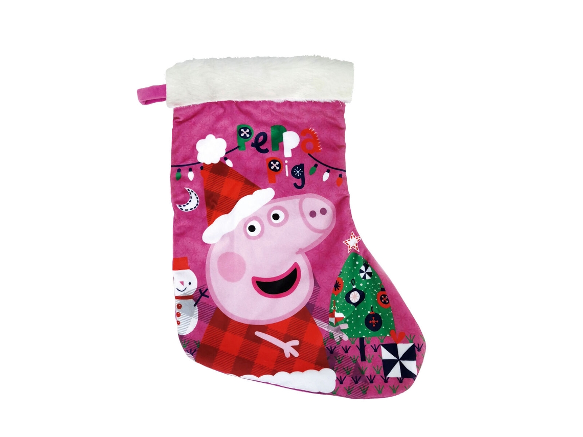 Calcetín de Navidad Peppa Pig Cosy corner 42 cm Poliéster