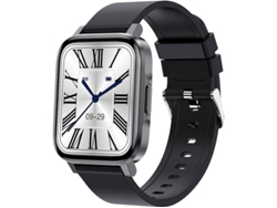 Reloj inteligente Yizhood con monitor de actividad física, información de salud y herramientas para teléfono (negro)