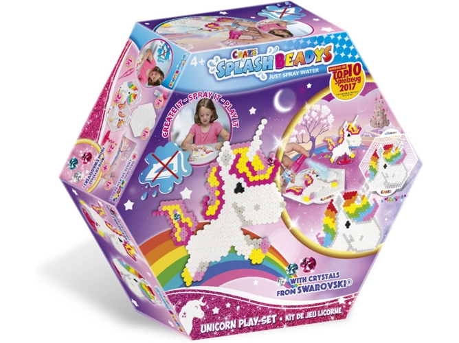Juego de Diseño CRAZE Craze Splash Beadys 58467 UniColorn