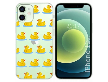 Carcasa iPhone 12 Mini (5.4) TUMUNDOSMARTPHONE Dibujos Transparente Multicolor