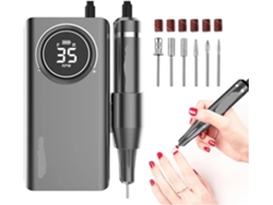 Kit Profesional De Taladro Para Uñas, Lima Eléctrica Portátil, Recargable, 35000 Rpm