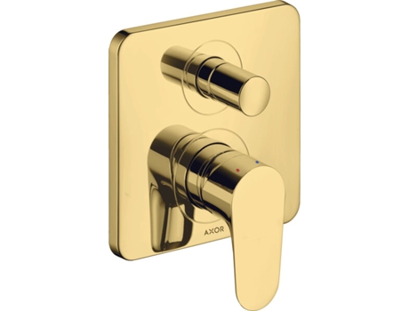 Mezcladora monomando de bañera Axor Citterio M, de tamaño manual, oculta con combinación de seguridad