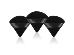 Borla Triangular Para Polvos, Esponja Suave Reutilizable Para Maquillaje Facial En Seco Y Húmedo.