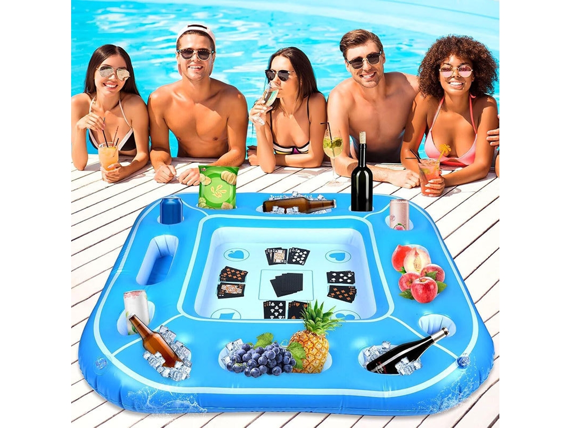 Mesa de juegos flotante inflable para playa y fiestas CZHHMART