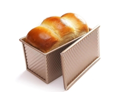Molde para galletas de 450 g, caja para tostadas con tapa, molde antiadherente para pasteles, accesorios de cocina y hogar Chaberlu