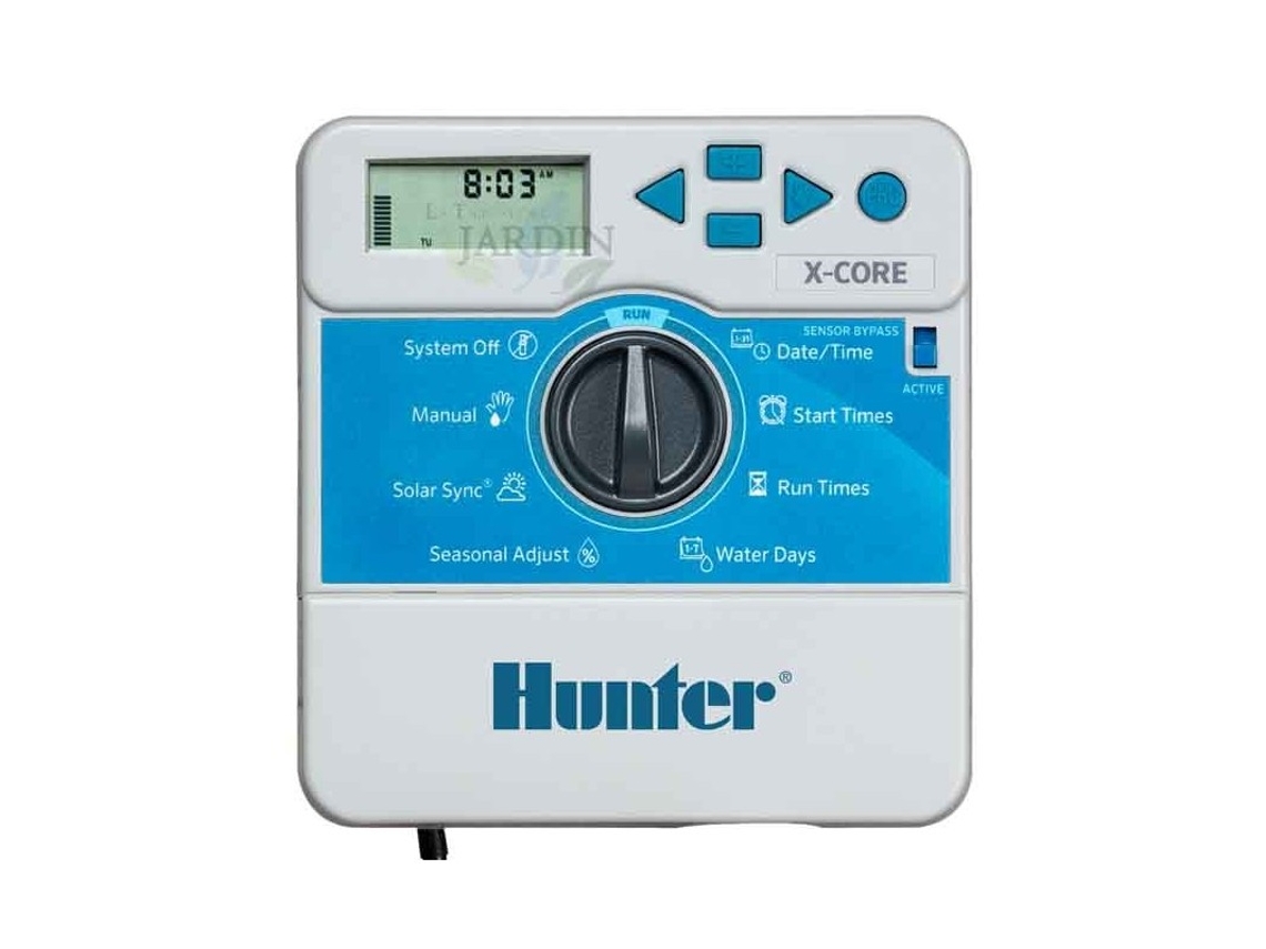 Programador de Riego HUNTER Xcore 4 Zonas Interior HUNTER