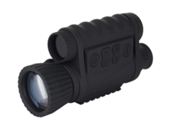 Cámara monocular de visión nocturna digital de alta definición con visión nocturna infrarroja 100% transparente en negro oscuro GUSSHIOUS