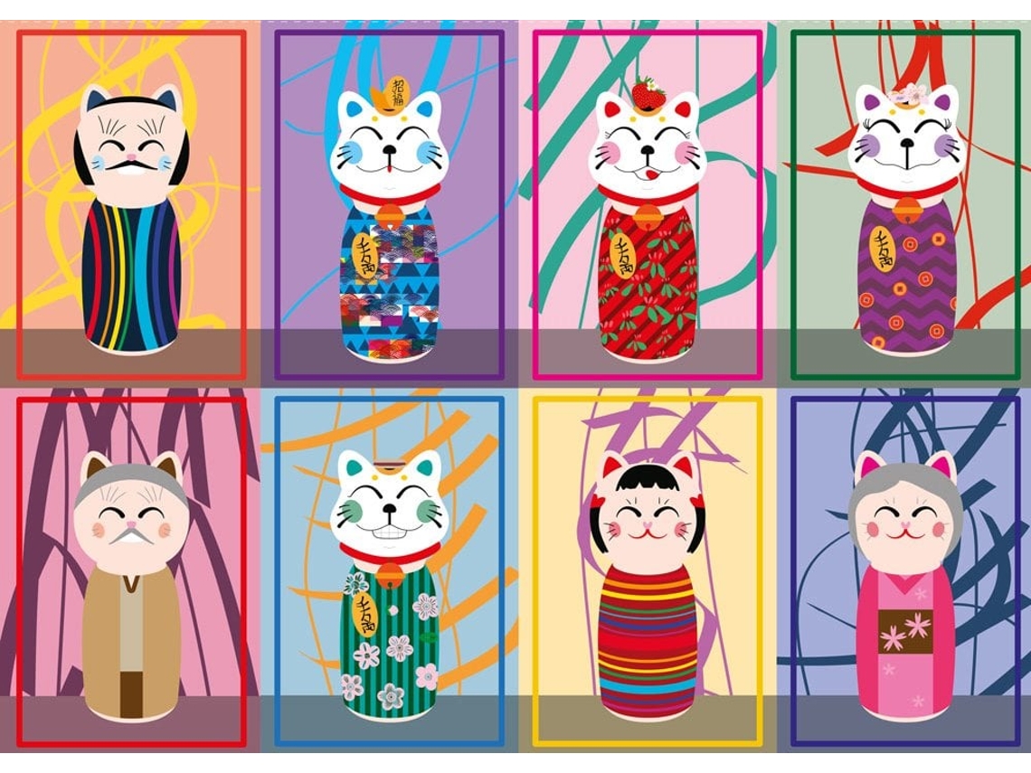 Yazz Maneki Kokeshi Rompecabezas, 1000 Piezas
